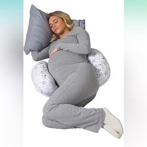 Boppy Side Sleeper Pregnancy Pillow, Portable, Supportive Pregnancy Pillows